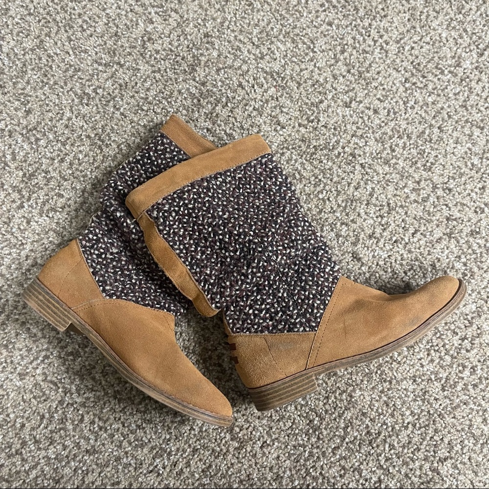 TOMS Cozy Sweater Ankle Boots